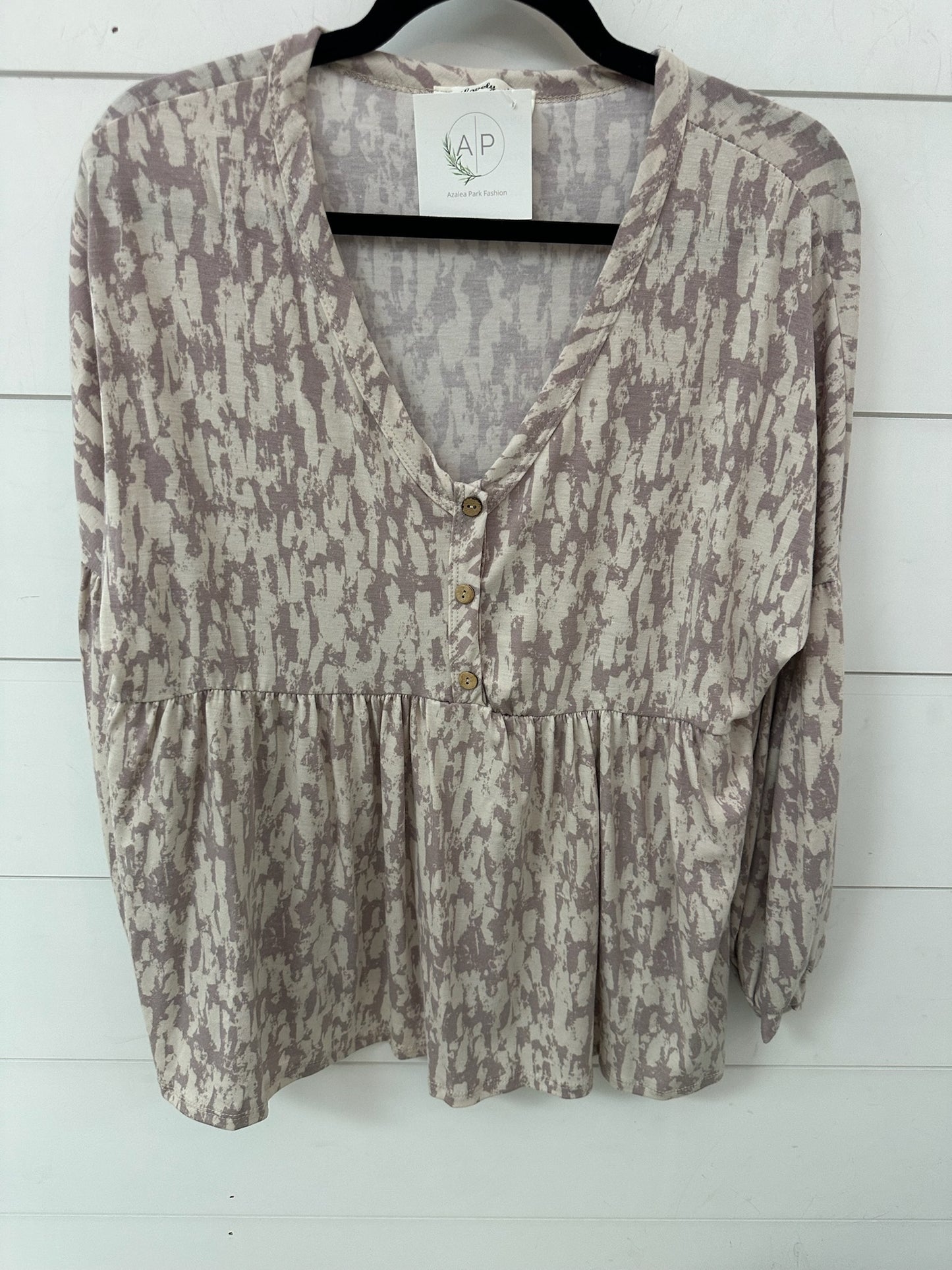 Long Sleeve Henley Tunic