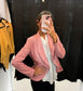 Pink Suede Blazer