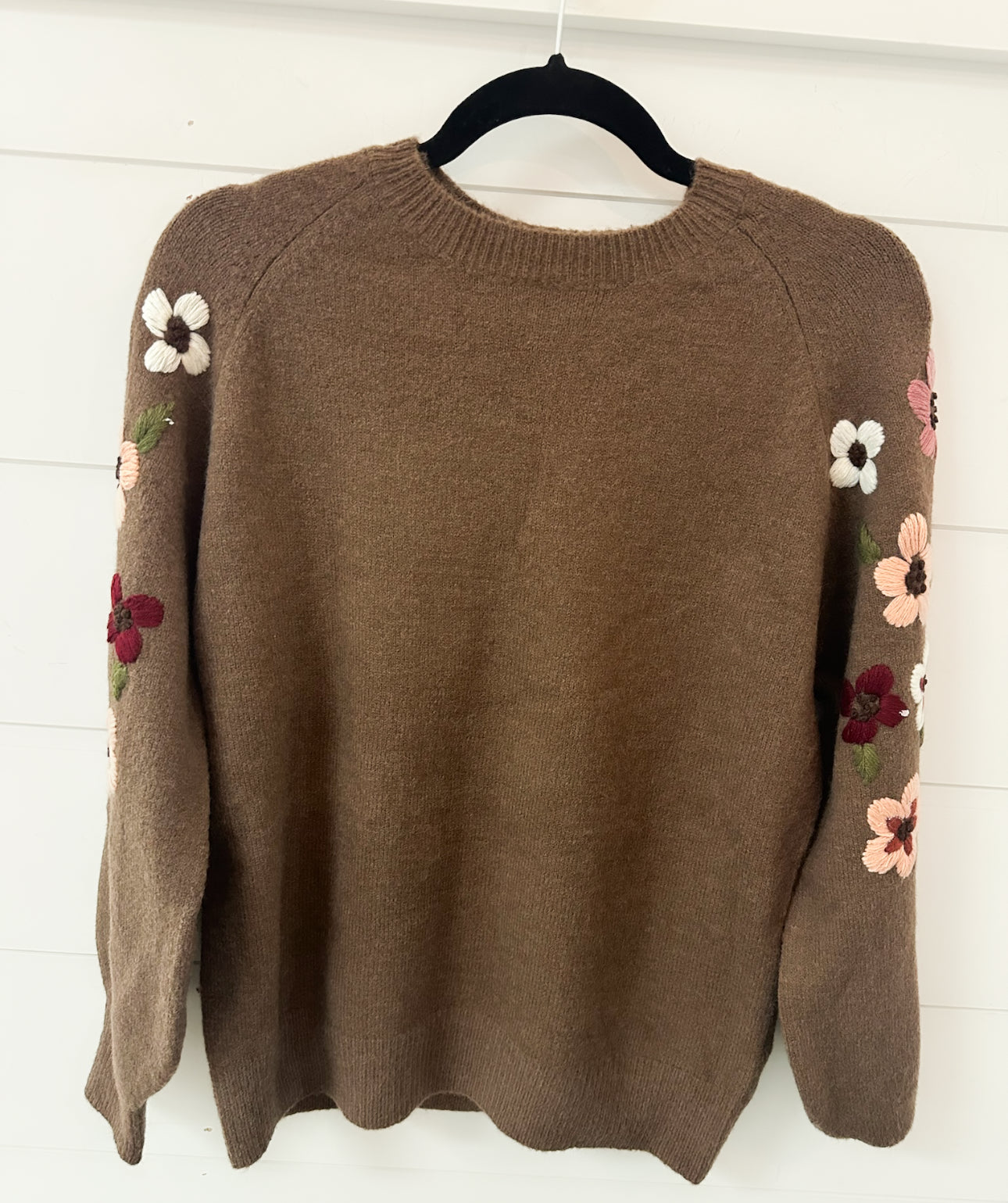 Knit Floral Sweater