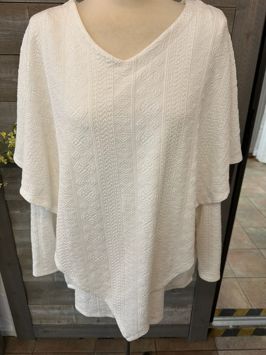 Texture Poncho Shirt