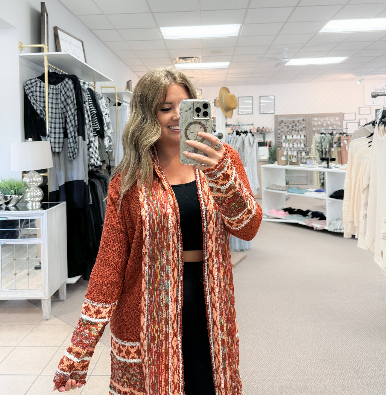 Rust Cardigan