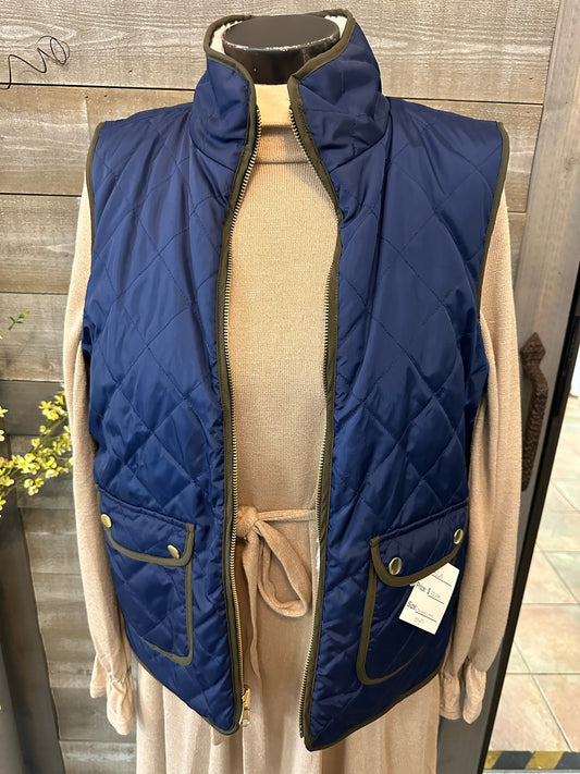 Navy Reversible Vest