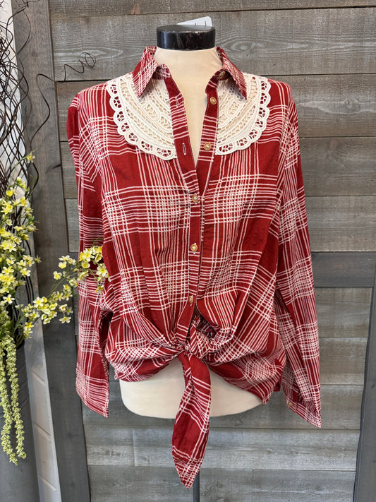 Plaid Button Up