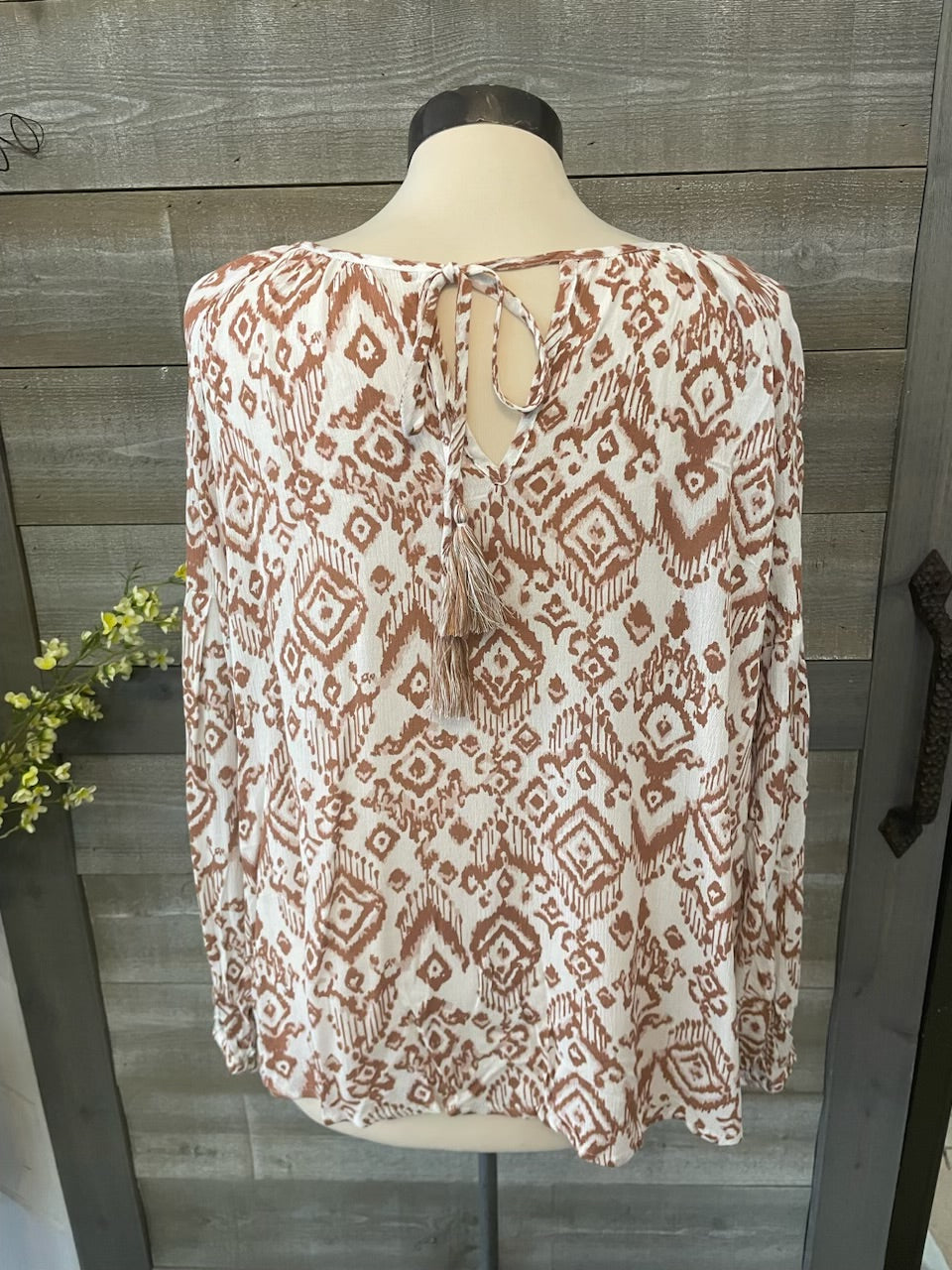 Western Printed Blouse