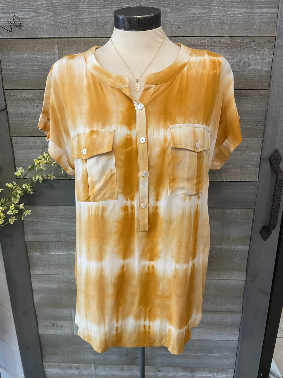 Orange + White Tie dye