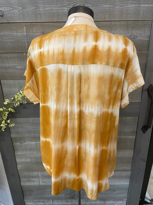 Orange + White Tie dye