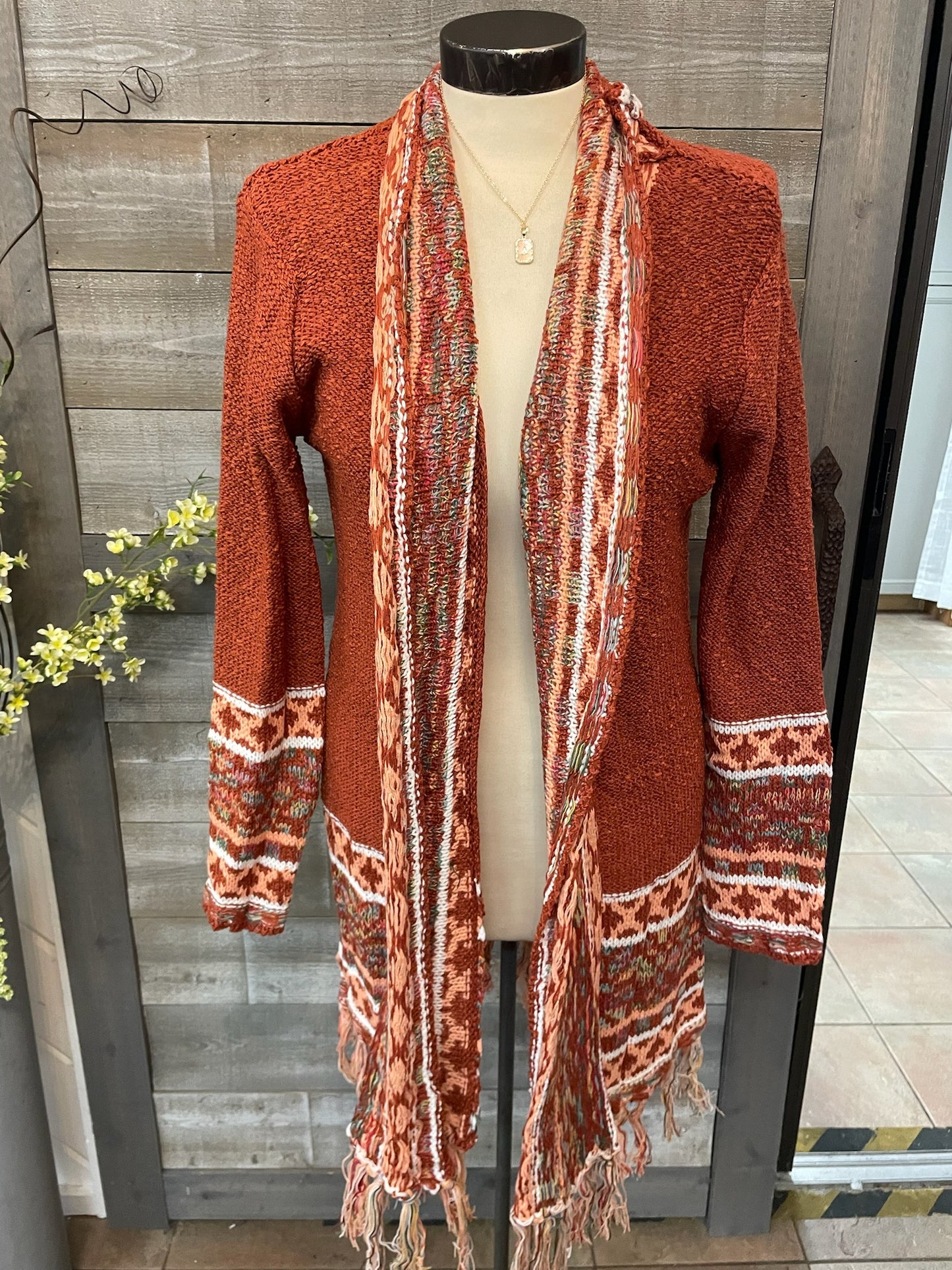 Rust Cardigan