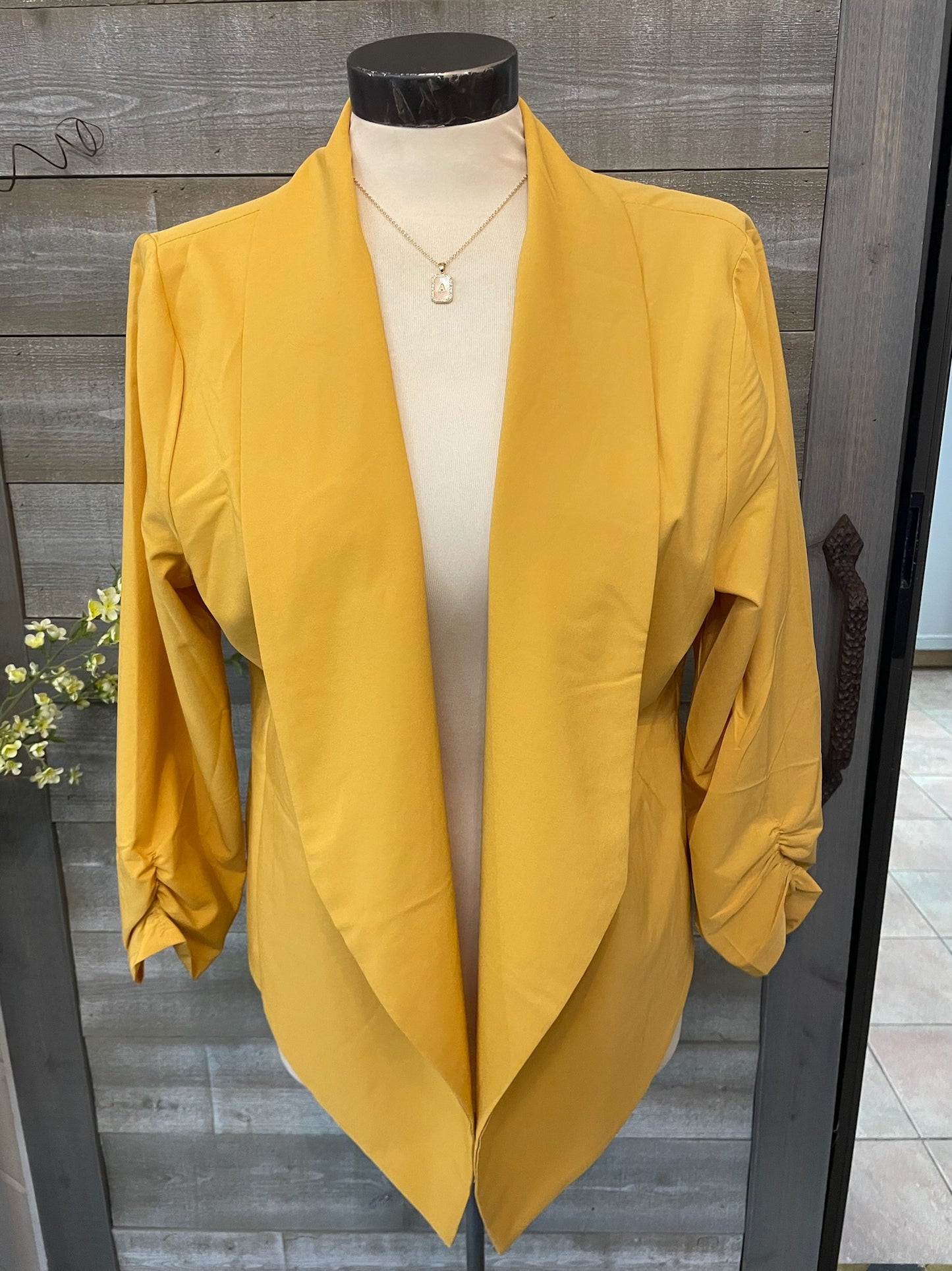 Open Front Blazer