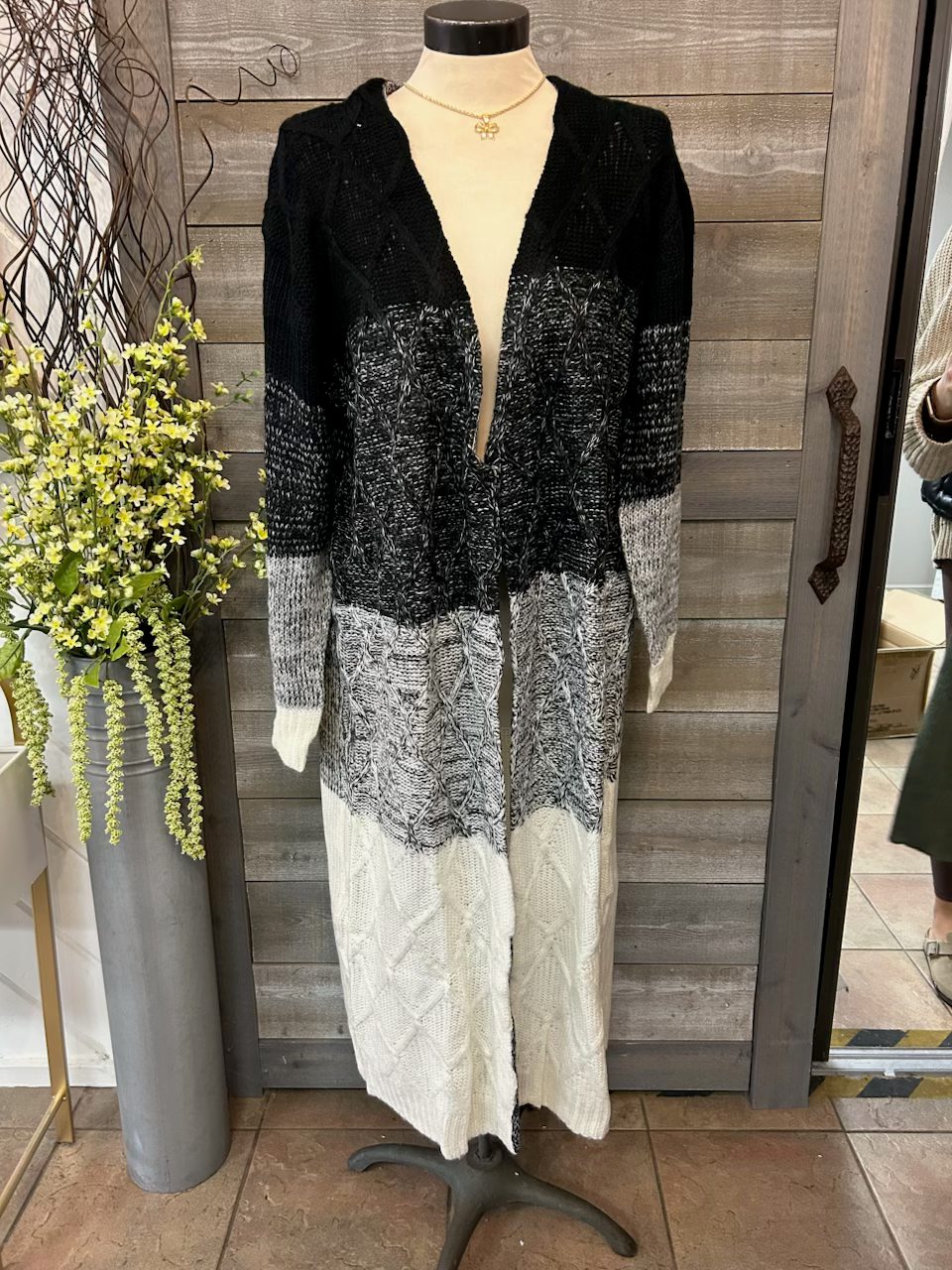 Long Knit Cardigan