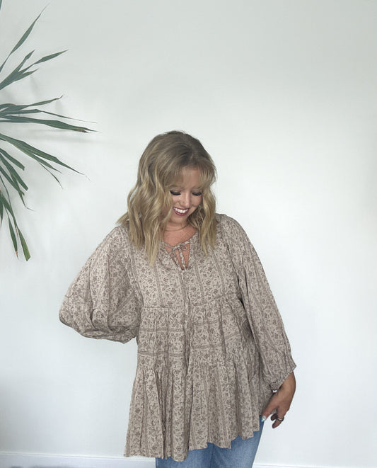 Ember Floral Top