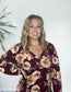 Graceful Floral Sweater