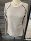 Button Raglan Long Sleeve Top