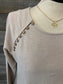 Button Raglan Long Sleeve Top