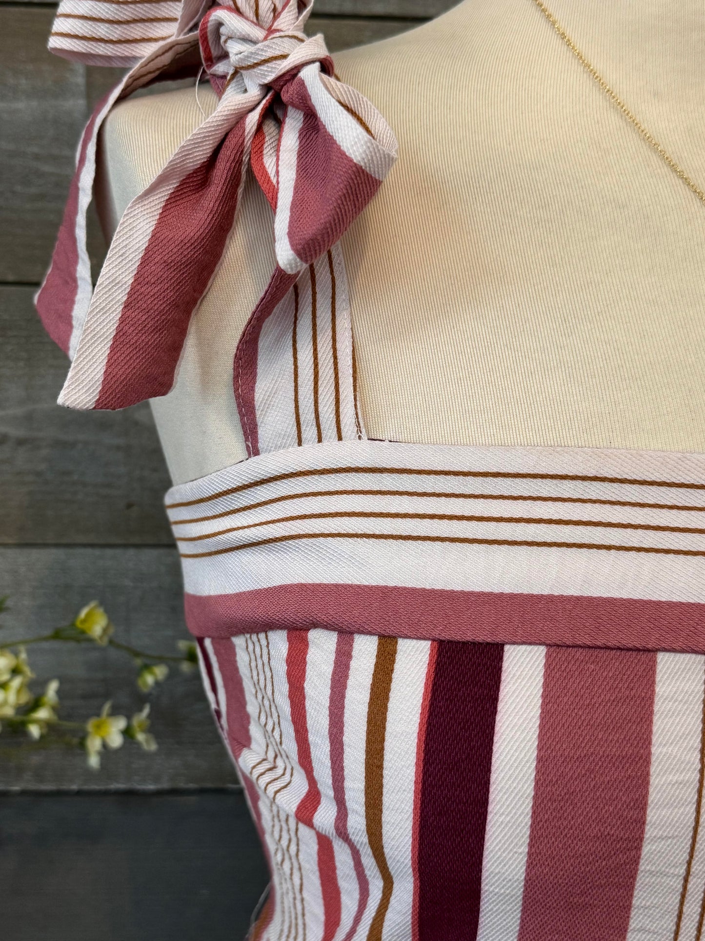 Stripped Tie Dress