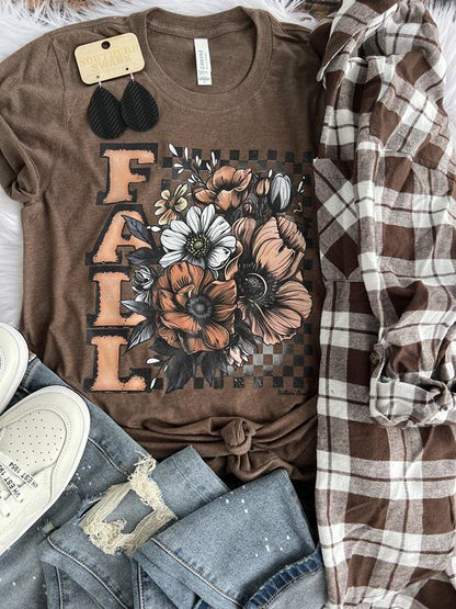 Fall Floral Tee