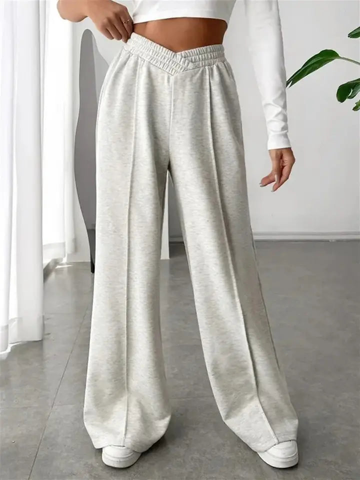 Loose Style Wide-Leg Pants