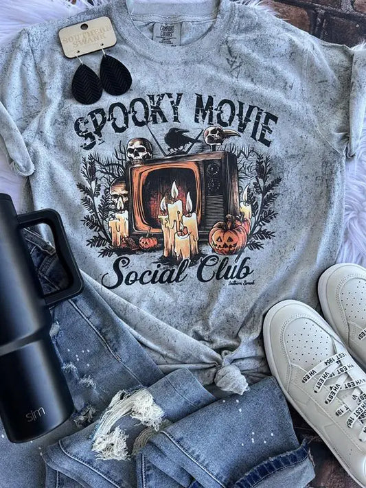 Spooky Movie Social Club Graphic Tee