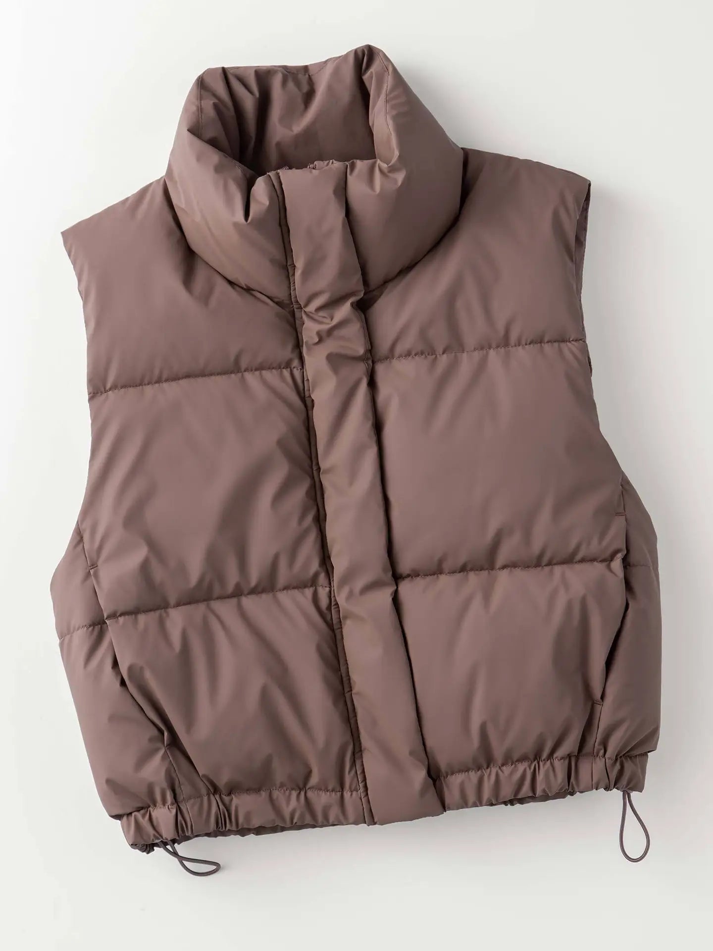 Essential Puffer Down Vest with Adjustable Hem