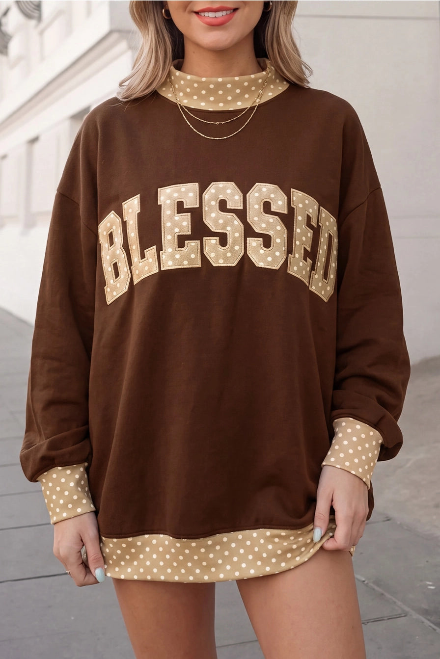 Blessed Mock Neck