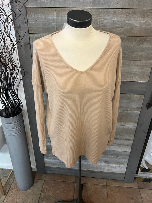 Slit Side Long Sleeve Top