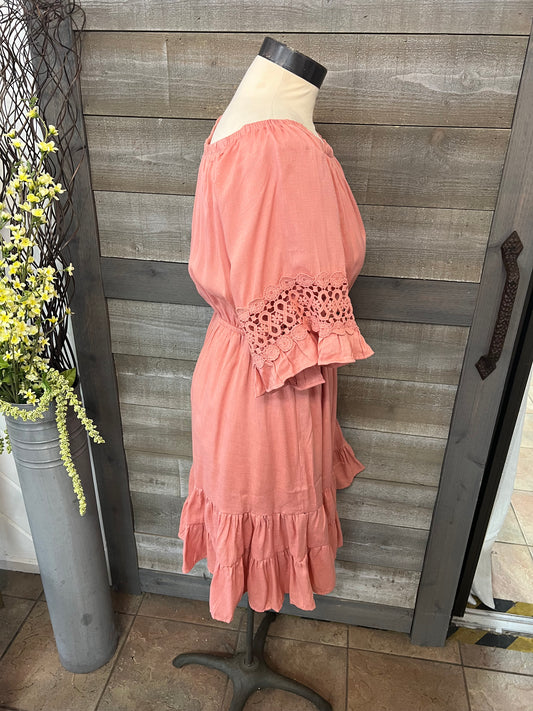 Blush Synch Waist Dress